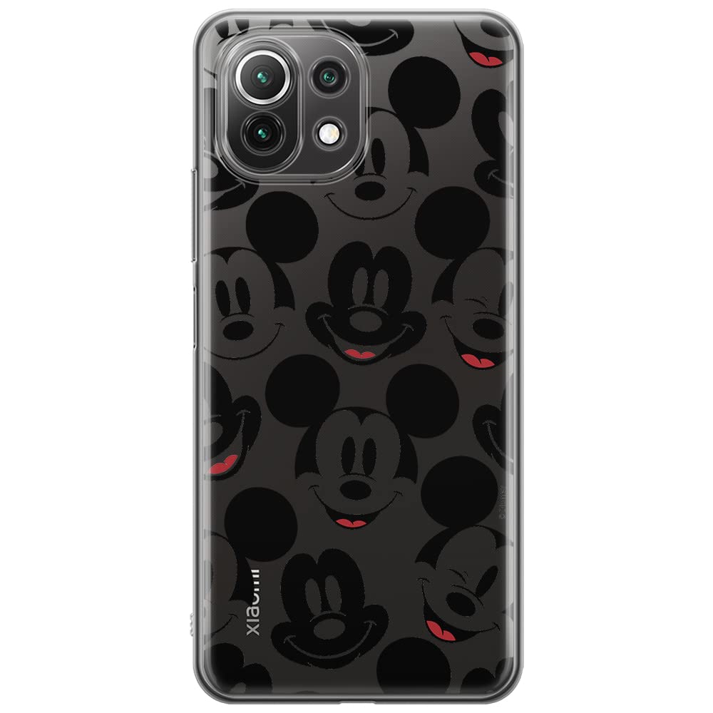 ERT GROUP mobile phone case for Xiaomi 11 Lite 4G/5G original and officially Licensed Disney pattern Mickey 018, partially transparent