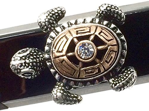 Fitband Bling Fitness Band Accessory "Sea Turtle" for Fitbit Flex 2; Flex; Alta; Charge; Charge HR; Garmin vivosmart and vivosmart HR (gold, silver)