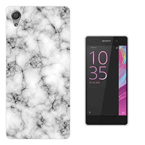1229 - Novelty Fun Marble Texture Design Sony Xperia E5 Fashion Trend CASE Gel Rubber Silicone All Edges Protection Case Cover
