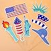 TINKSKY 4th/ Fourth of July Patriotic Decoration Photo Booth Props Labor Day Independence Day Party Photo Props Patriotic Party Favors