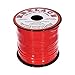 Craft County Rexlace Plastic Craft Lace, 3/32-Inch (Red)