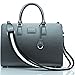 BLON’S Laptop Bag for Women, Perfect Business Tote To Keep Your Laptop Up To 15.6 inches & Accessories, Documents & Notebook Safe (Dark Grey)