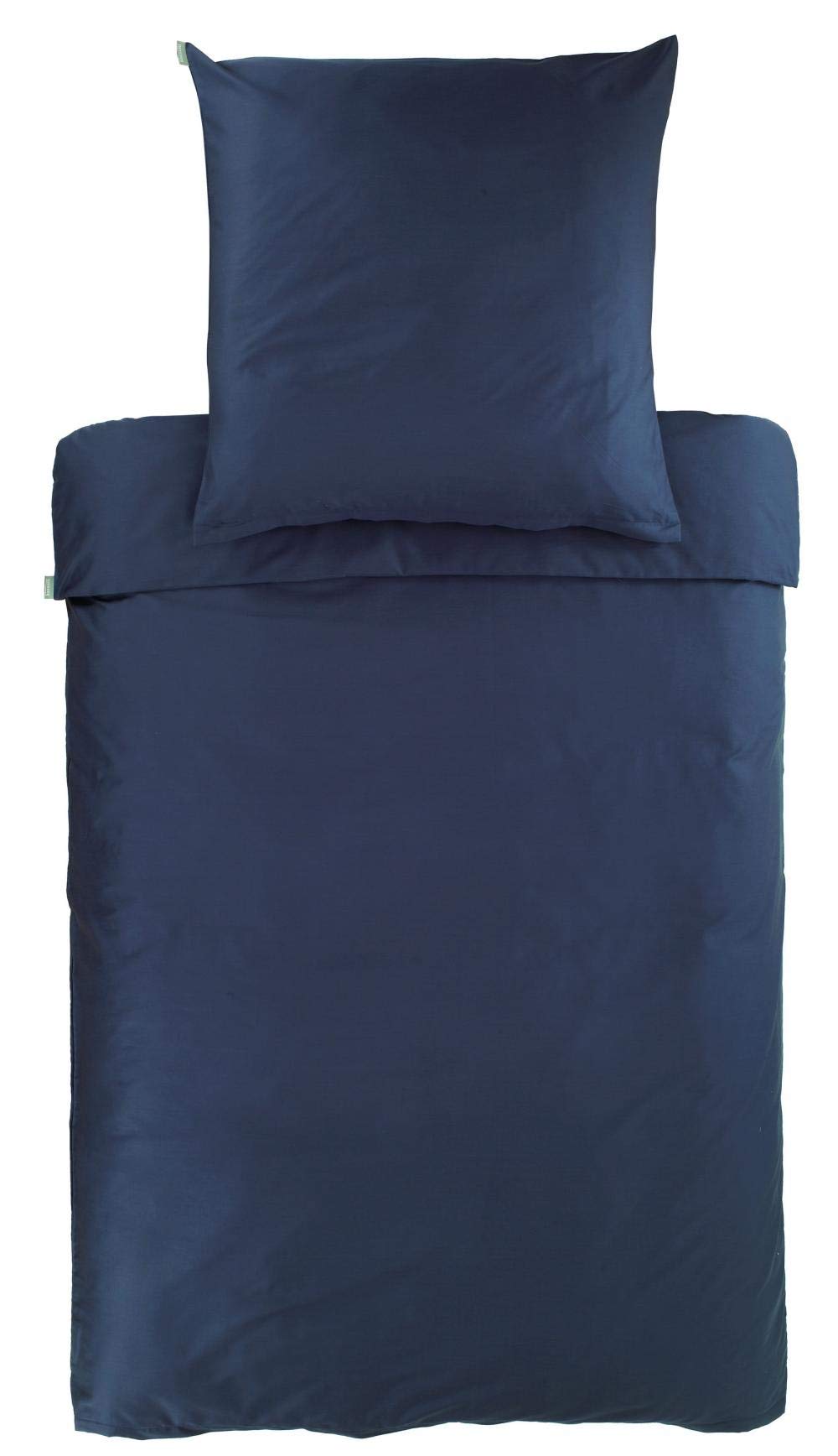 Bassetti 9257178 Plain Bed Linen 100% Cotton Sateen in Navy 1321 Dimensions: 200 x 200 cm — image 1