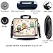 Meffort Inc 15.6 Inch Neoprene Laptop Bag – Water Resistant, Reinforced Zipper, Adjustable Shoulder Strap, Extra Side Pocket, Fits 15 to 15.6 Inch Laptops - Three Owls