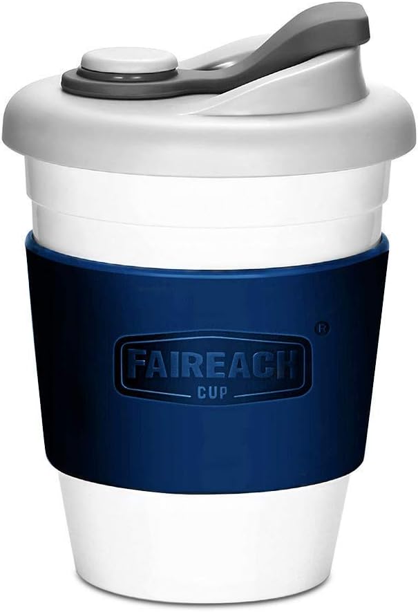 Reusable Coffee Cup with Lid 12oz / 340ml, Faireach Eco Coffee Travel
