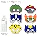 Boy Birthday Party Favors Felt Masks Boy Birthday Gifts for Rescue Bots Party Supplies (6 PCs)