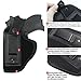 CREATRILL IWB Holster Fits Glock 17 19 22 23 32 33; S&W M&P Shield 9mm, .40, .45 ACP; Ruger LC9; Spring Field XD All Similar Size Pistols Concealed Carry in The Waistband Gun Holster (Right)