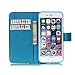 iPhone 6S Case, iPhone 6 Wallet Case, Firefish Stand Flip Folio Wallet Cover Shock Resistance Protective Shell with Cards Slots Magnetic Closure for Apple iPhone 6/6S 4.7