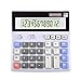 LOHOME Large 12-digit Electronic Calculator - Battery & Solar Powerd Standard Function Desktop Business Calculator with LCD Display Screen for Home & Office Use
