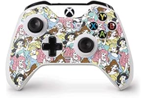 Skinit Decal Gaming Skin Compatible with Xbox One S Controller - Officially Licensed Disney Princess Disney Princesses Pattern Design