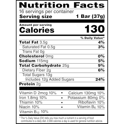 NUTRI-GRAIN BREAKFAST BARS, MADE WITH 10G WHOLE GRAINS, SNACK BARS, APPLE CINNAMON, 20.8OZ BOX, 16 COUNT (PACK OF 3)