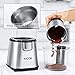 Coffee Grinder Electric AICOK Nut & Spice Grinder with Large Capacity Detachable Stainless Steel Bowl, Silver