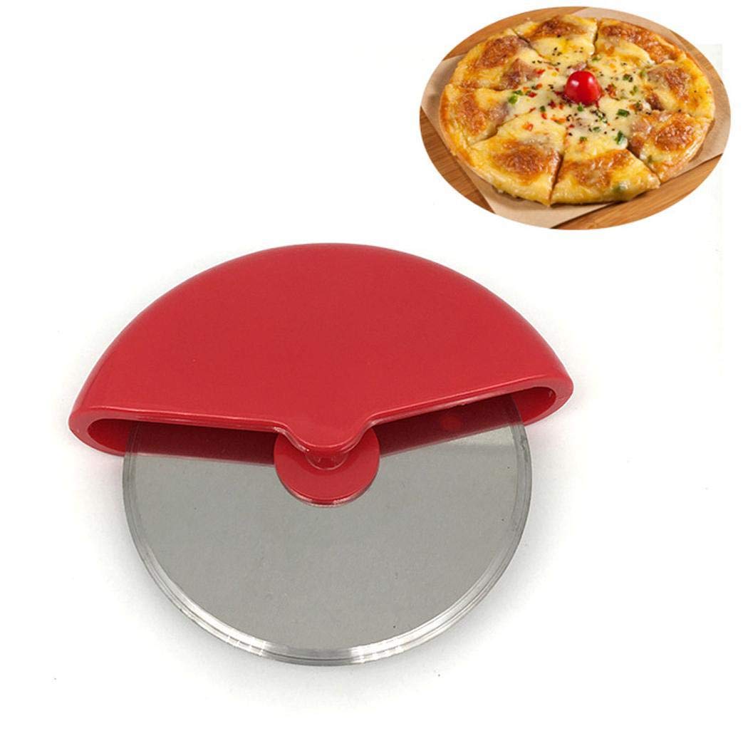 OD\'lover Stainless Steel Pasta Pastry Pizza Cutter Kitchen Tool Pizza Wheel Knife Hob Graters, Peelers & Slicers