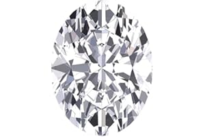 GJ GEM JEWELERS CO. Moissanite Loose Gem Stones, D Color VVS1 Clarity with GRA Certificate for Jewelry Making - Elegant GemStone - Perfect for Engagement Ring, Earring, Bracelet, Valentine's Day Gifts
