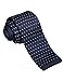 H2H Mens Casual Heart Patterned Knit Neck Tie (KMANT06)