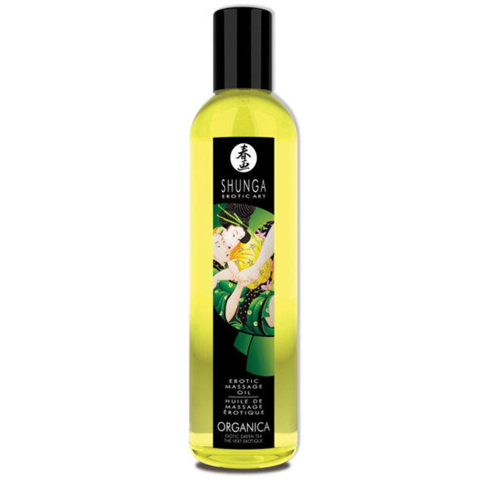 Shunga Massage Oil Organica Green Tea