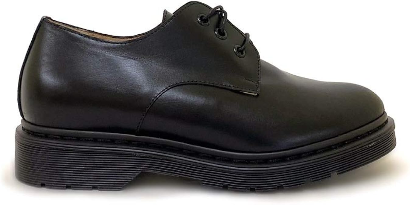 Francesine Allacciate Scarpe Basse Stringate Nere Donna in Vera Pelle Made in Italy Amazon.it Francesine Allacciate Scarpe Basse Stringate Nere Donna in Vera Pelle Made in Italy Amazon.it
