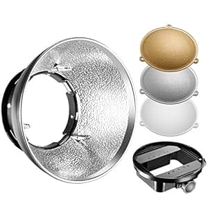Amazon.com : Neewer Beauty Dish Reflector Diffuser Lamp