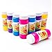 Fun Central AU160 12 Pack 2 oz Bubble Bottle, Bubble Solution, Bubbles for Kids, Bubble Gun Refill, Bubble Bottles, Birthday Bubbles, Bubble Refill - Assorted
