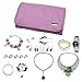 Teamoy Jewelry Roll Bag Travel Hanging Jewelry Organizers - Perfect for Business Trips, Purple (Accessories Not Included)