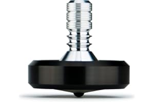 DjuiinoStar Premium Spinning Top, Zirconium Collar with Aluminum Stem, 8-10 Minutes, High Precision EDC Desktop Toy DST-809R
