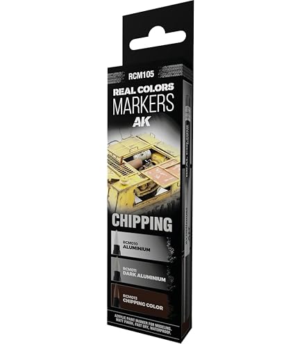Amazon.com: AK REAL COLORS MARKER SET RCM101 TOOLS (3pcs) : Arts
