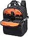 Amazon Basics Durable, Padded Tool Bag Backpack, Black - 75 Pocket