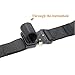 Valpeak Mens Tactical Belt Military Nylon Gun Belts Concealed Carry Heavy Duty Quick Release Buckle Riggers 1.5 inch (Black, M)
