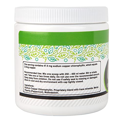 Premium Chlorophyll Powder Dietary Supplement. Natural Chlorophyll That
