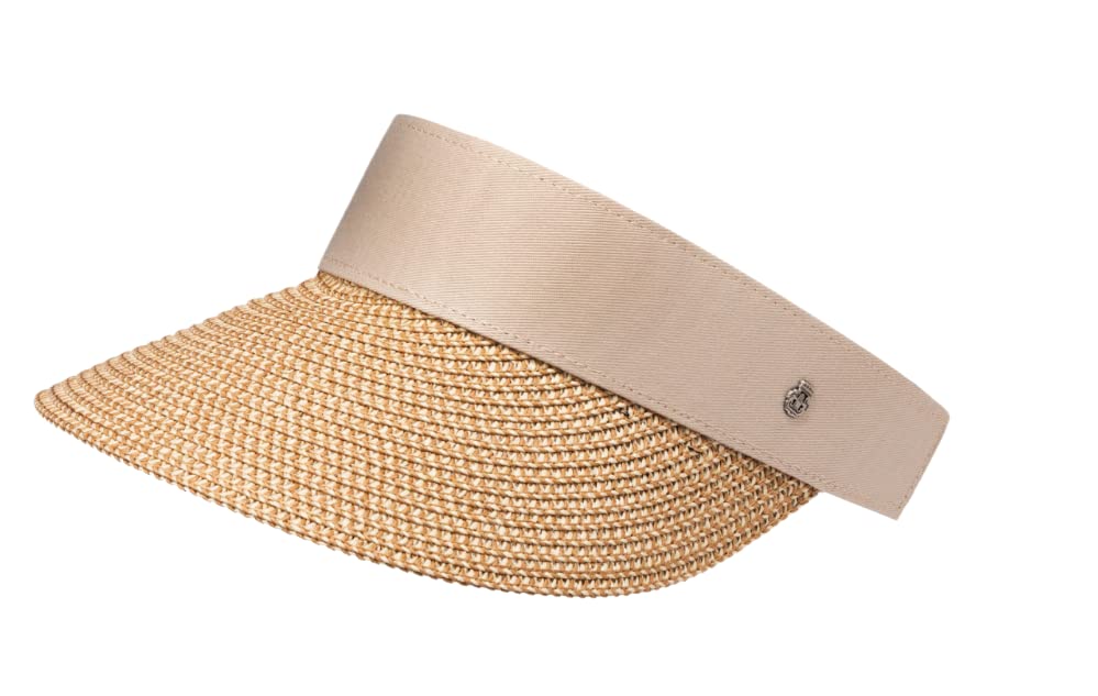Roeckl Women's Salina Sun Visor Beige/Brown Hat, One Size