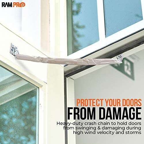 Door Chain Crash Heavy Duty Storm Wind Stop Perfect for Keeping Your