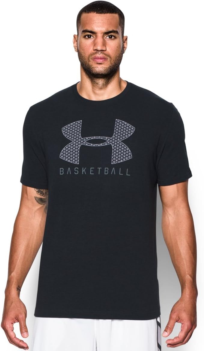 Under Armour Men's basketball sportstyle TShirt, Black