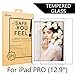 BTGGG iPad Pro 12.9 Screen Protector, 0.3mm / 2.5D Round Edge Tempered Glass Screen Protector for iPad Pro 12.9 Inches [Anti-fingerprint HD Easy Installation]