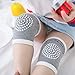 6 Pairs Baby Knee Pad, Unisex Toddlers Baby Crawling Socks, Baby Crawling Anti-Slip Knee Pads