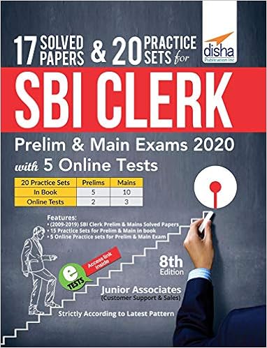 SBI Clerk Prelim & Main Exams 17 Solved Papers & 20 Practice Sets