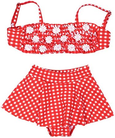 Kids Swimsuit Two Piece Bikini Toddler Baby Fringe Swimwear Beach Bathing Set