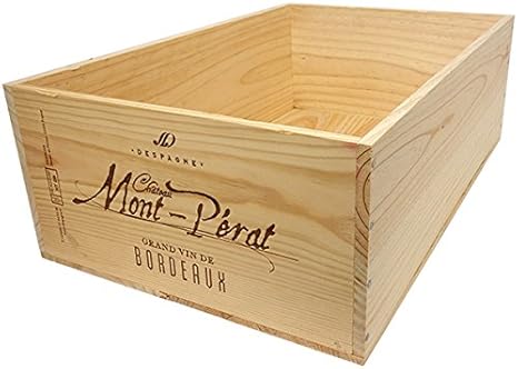 Amazon Co Jp ワイン木箱 ｃタイプ 焼き印の絵柄 木箱の銘柄はお選び頂けません Znwood03 食品 飲料 お酒