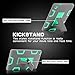 TOPSKY Case for All-New Amazon Fire HD 8 2016 (6th Gen),[Kickstand Feature],Shock-Absorption/High Impact Resistant Armor Defender Case for Fire HD 8 Tablet (6th Gen, 2016 Release), Grey/Green