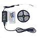 LEDNICEKER 5050 LED Strip Lights - 16.4ft / 5M Flexible 5050 RGB LED Light With Mini 44key LED Controller and DC 12V5A Power Adapter