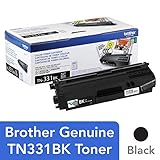 Brother Genuine Standard Yield Toner Cartridge, TN331BK, Replacement Black Toner, Page Yield Up To 2,500 Pages, Amazon Dash Replenishment Cartridge, TN331