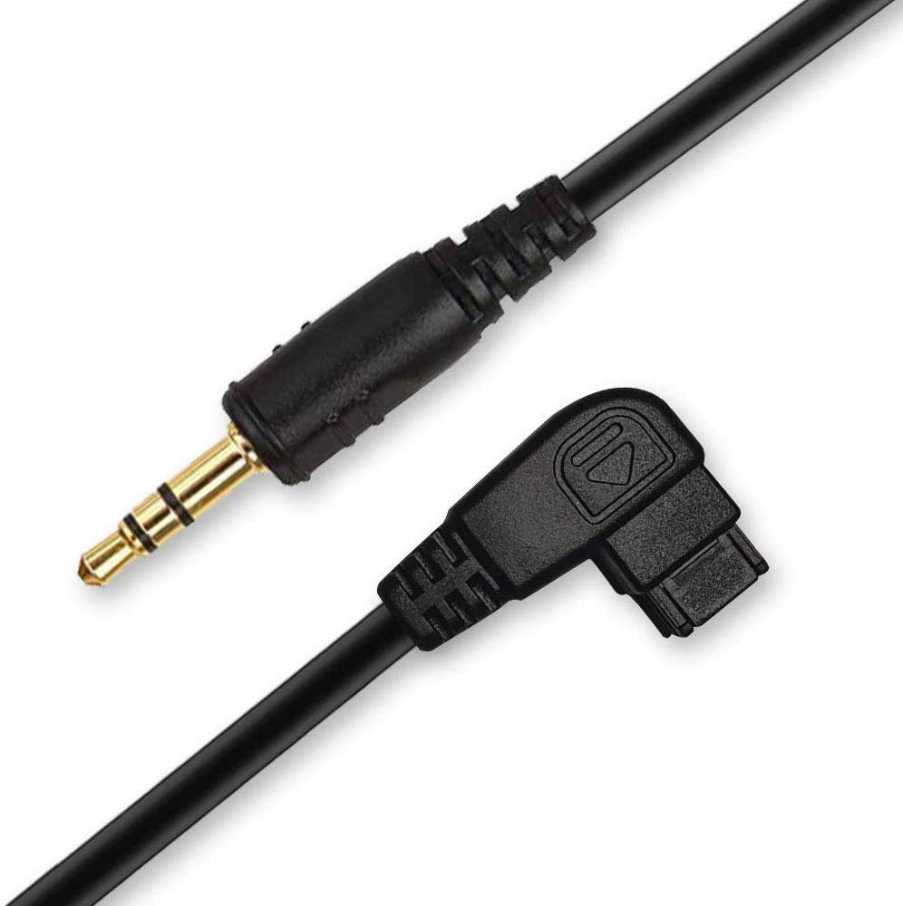 PHOLSY 3.5mm Off Camera Shutter Connecting Cable Cord 3.5mm-S1 Camera Connecting Plug for Sony Cameras Compatibility with Pixel Shutter Remote Control TW283-Series