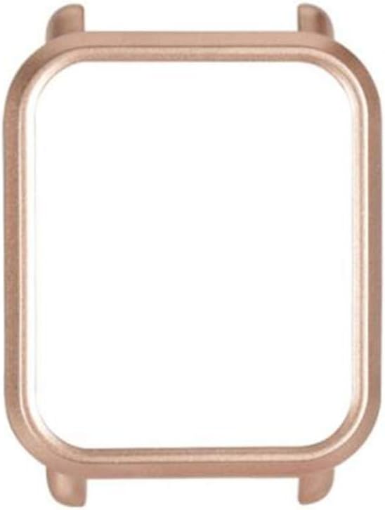LYB Reloj Funda Protectora Protectora Protector Marco De Reemplazo De Shell para Huami Amazfit BIP Mujer Smart WATRY Accesorios Color Gold