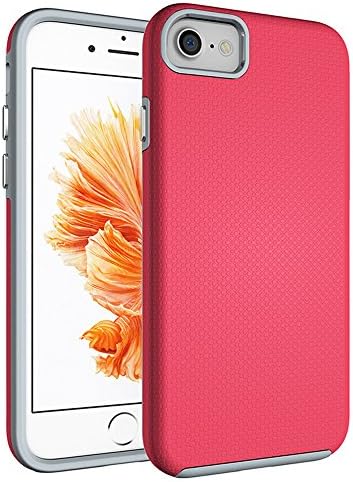 iPhone 7 Case Shockproof,Slim Anti-Scratch Protective Kit with Heavy Duty Dual layer Rugged Case Non-slip Grip Protection Cover for iPhone 7