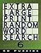 Extra Large Print Random Word Search 6: 50 Easy To See Puzzles (Volume 6) by