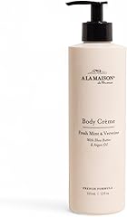 A LA MAISON Body Crème – Fresh Mint & Verveine – Shea Butter Body Lotion with Argan & Avocado Oils – Rich, Nourishing French 