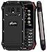 Plum Ram 6 - Rugged Unlocked Cell Phone GSM Shock Water Proof IP 68 Certified Military Grade Camera Flash Light FM Radio Bluetooth SD Card Slot Dual Sim - Black/Red