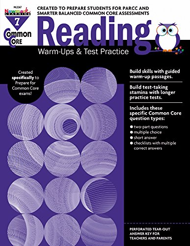 Common Core Reading Warm-Ups and Test Practice Grade 7