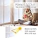 rabbitgoo Window Privacy Film, Frosted Glass Window Clings, Static Cling UV Heat Blocking Door Stickers for Home Bathroom, Removable Indoor Decal Coverings Day and Night, Pure, 35.4 x 78.7 Inches