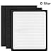 isinlive Idylis Replacement Filters for IAF-H-100D AC-2118 AC-2123 IAP-10-280 1AP10280 Idylis Air Purifiers D Type， Includes 1 HEPA Filter & 2 Carbon Filters