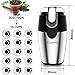 ZUZPAO Electric Coffee Grinder, 200W Stainless Steel Blade Spice Grinder Mills, 2.5 Ounce Capacity Fast Grinding for Coffee Beans, Seeds, Herbs, Pepper, Grains, and Nut